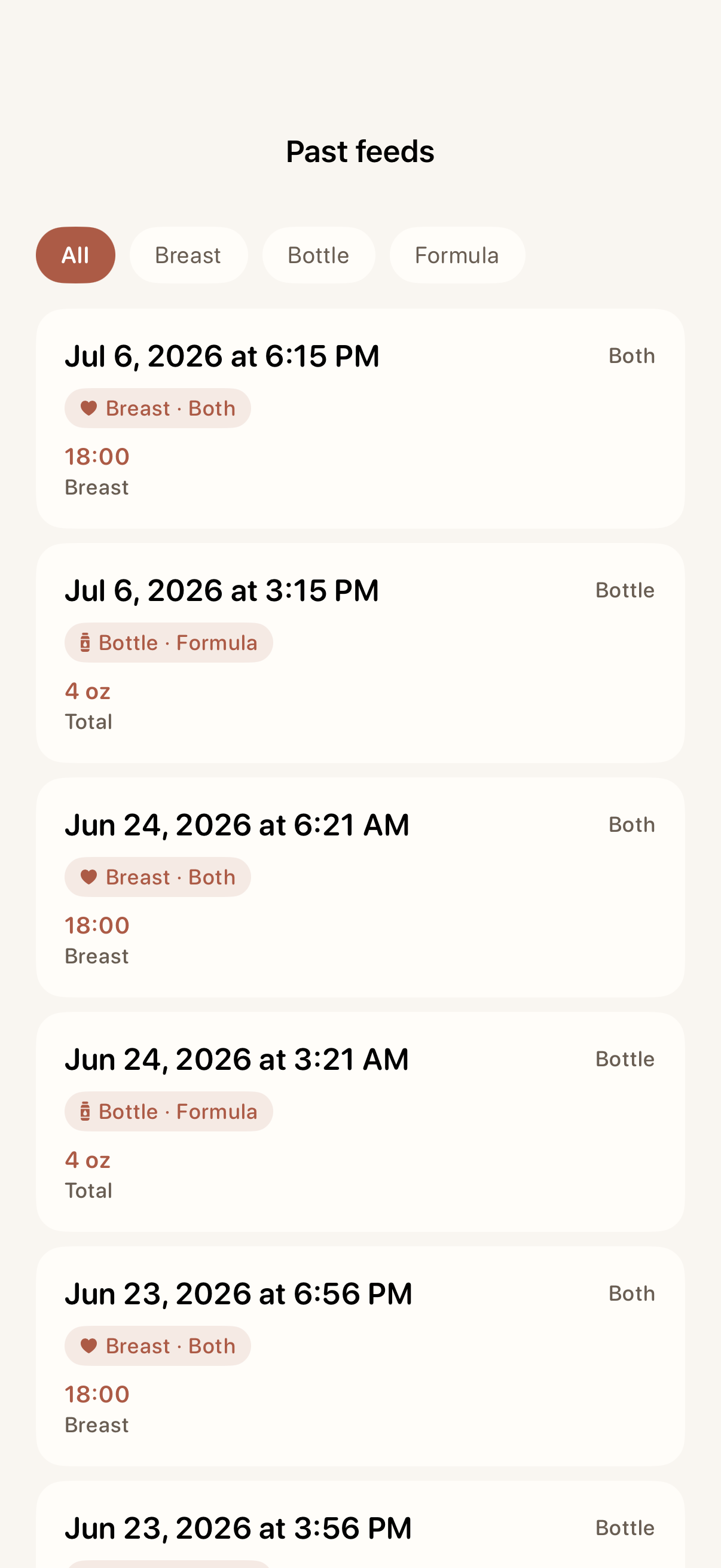 Bloompair — feeding log