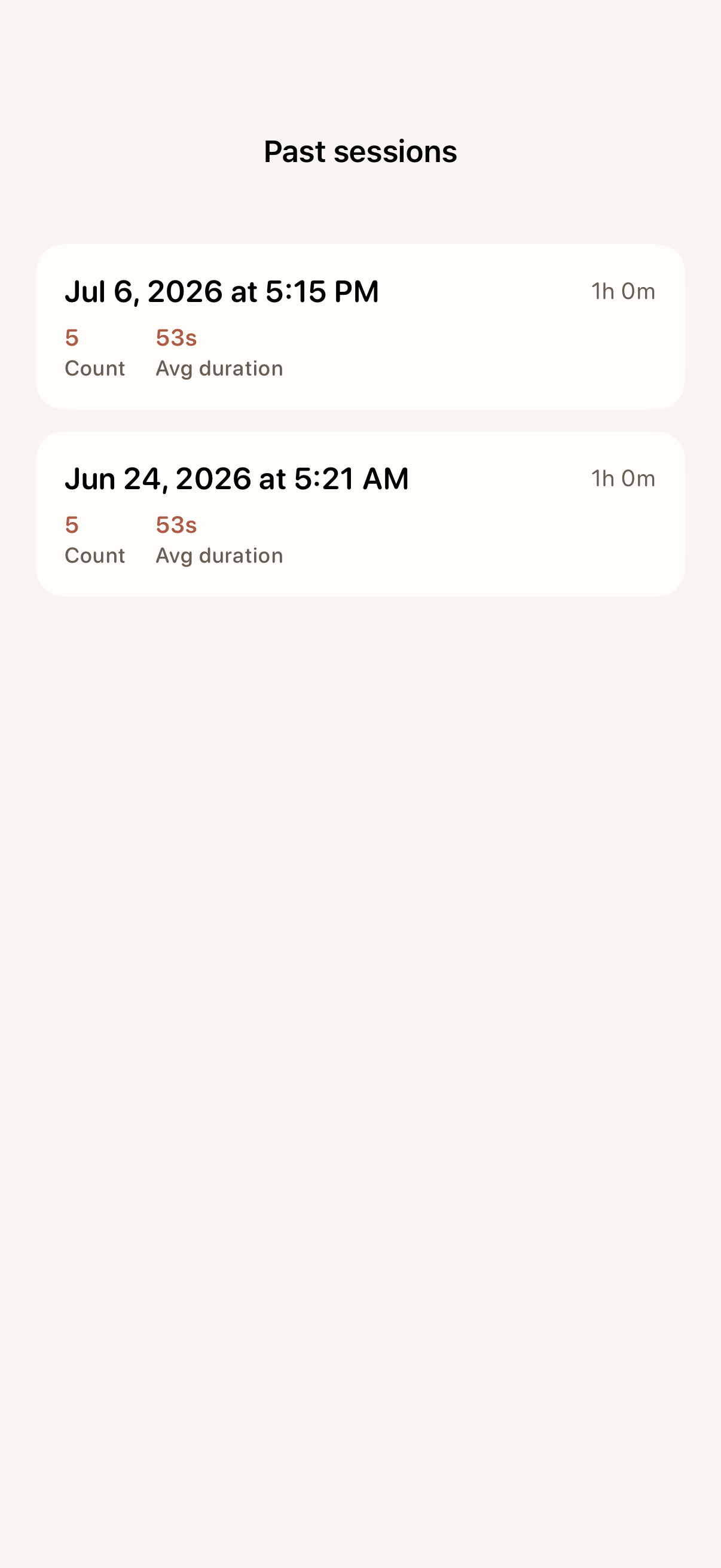 Bloompair — contraction timer